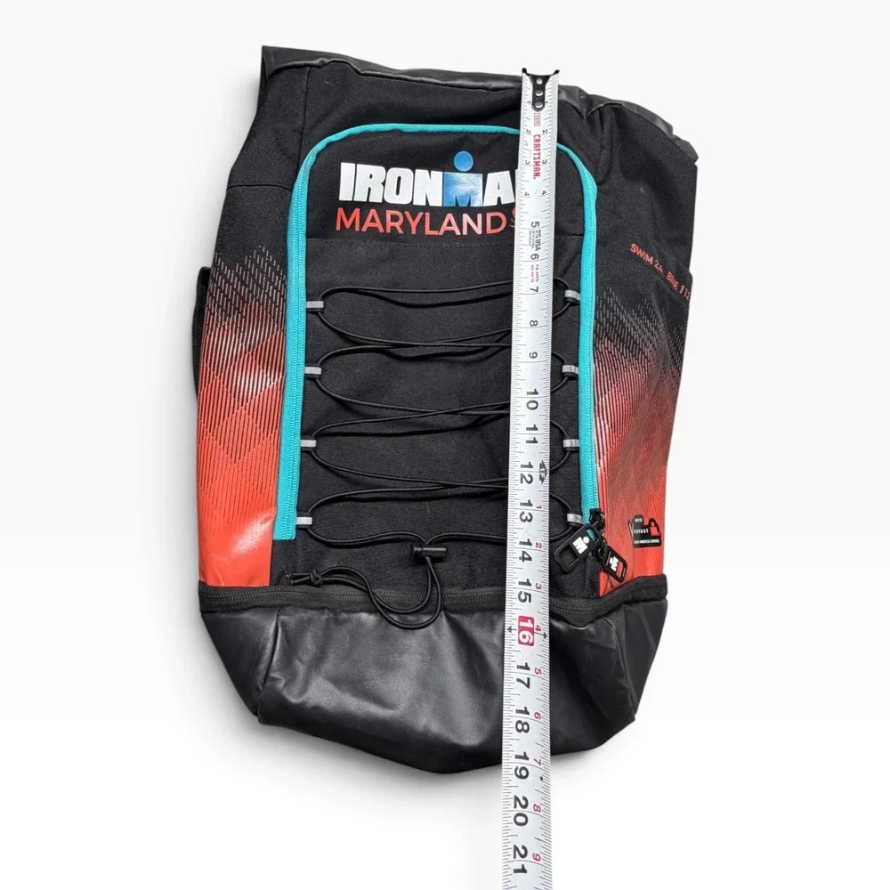 Ironman Maryland Triathlon Backpack Black Red VinFast North America Series Bag